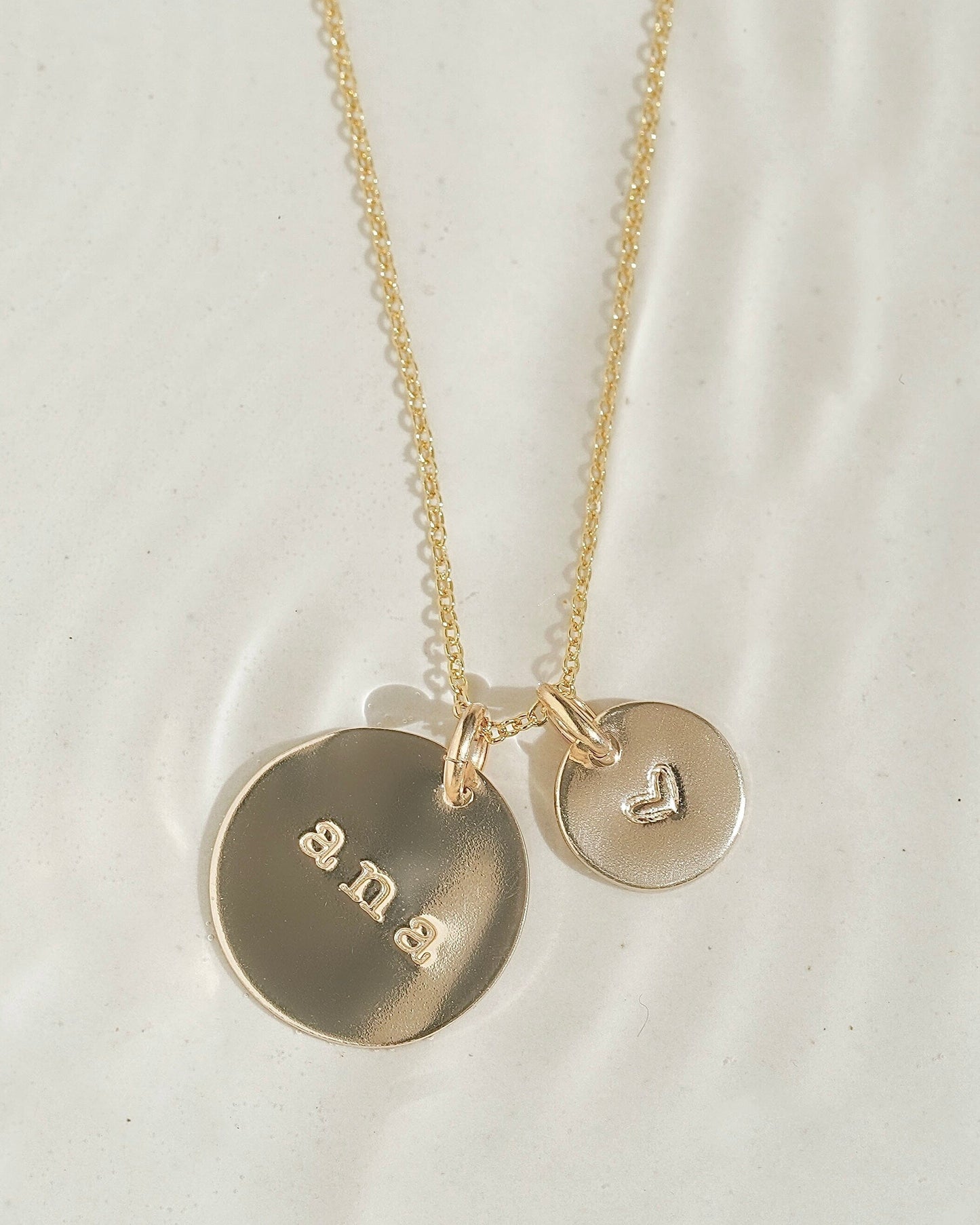 Two Disc Necklace